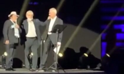 Sgarbi e Al Bano costretti a lasciare il palco al concerto omaggio a Battiato: "Fascisti"