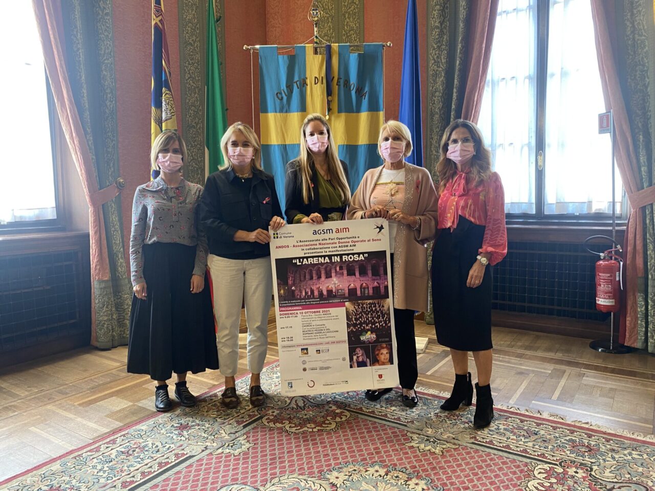 L’Arena in rosa per la prevenzione del tumore al seno