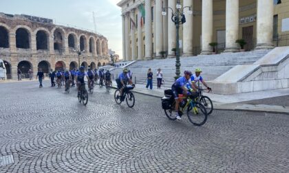 Fede, sport e cultura: partito un pellegrinaggio in bici fino a Roma