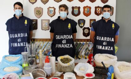 Scoperto vero e proprio laboratorio della droga a Sona