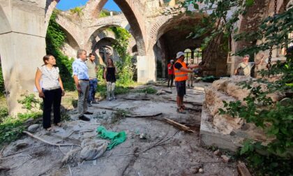 Ex Arsenale, traslocati due sarcofaghi: al via l'allestimento del cantiere