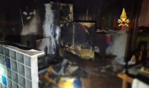 Incendio ad Albaredo d'Adige: le fiamme dal frigo si estendono in tutta la cucina