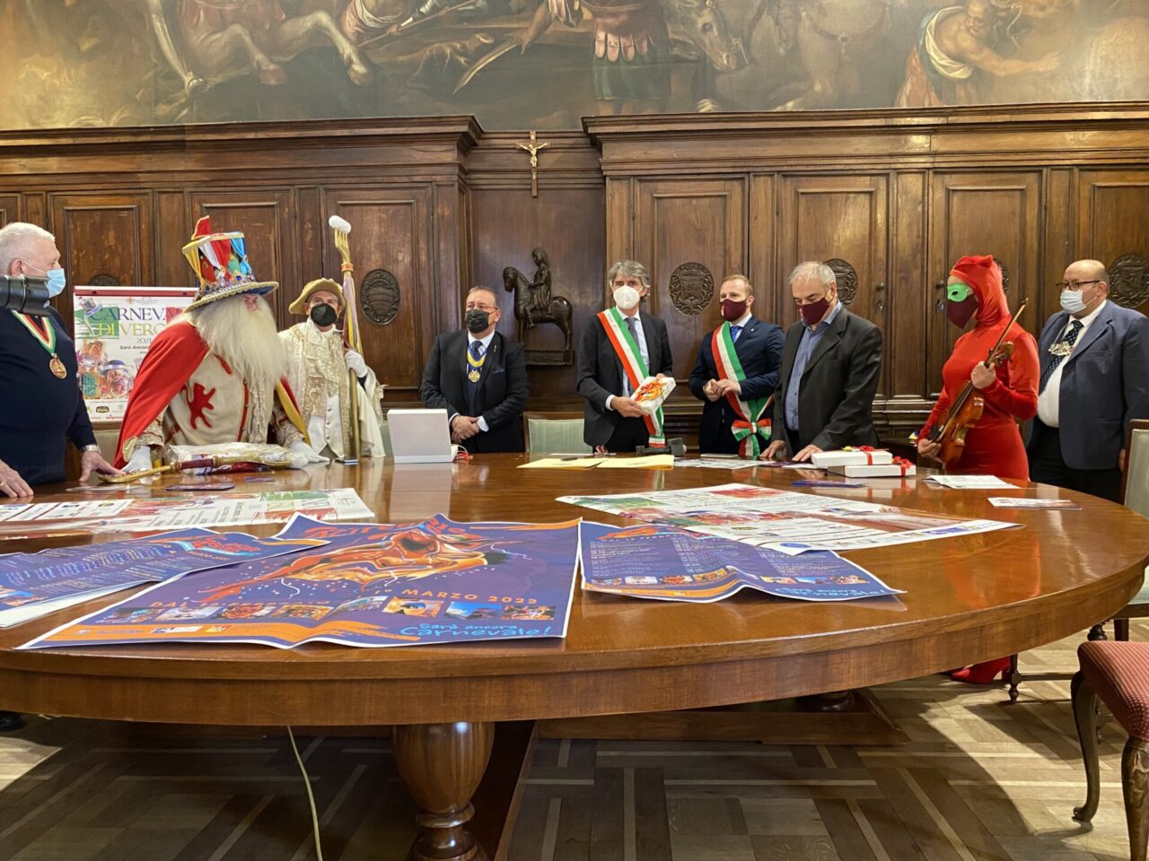 Sancito il gemellaggio tra il Carnevale di Verona e il Carnevale di Acireale