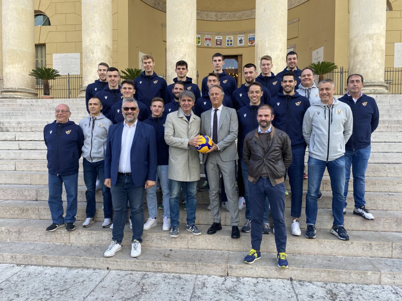 Verona Volley a Palazzo Barbieri in vista dell’inizio del campionato di Serie A