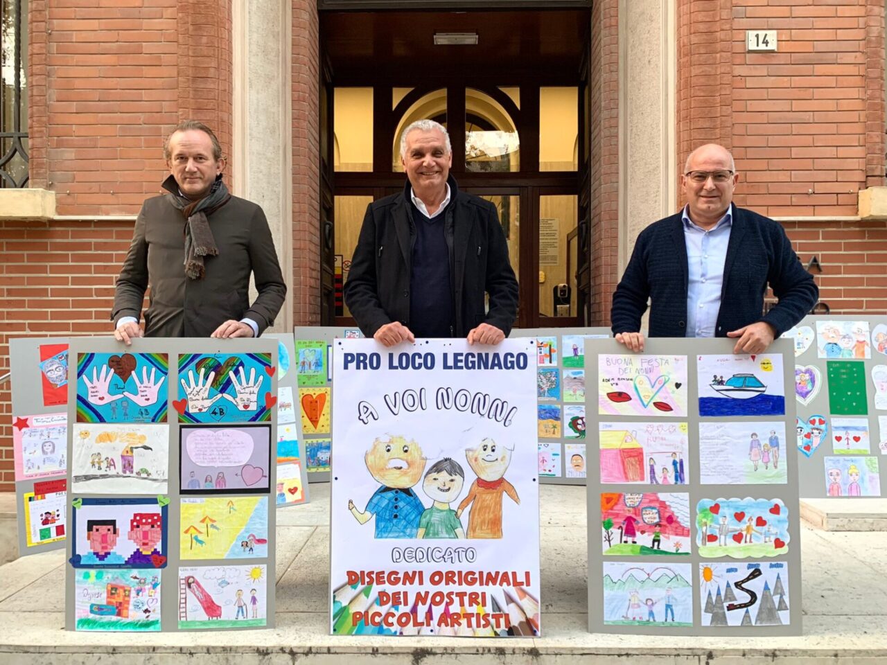 I 160 disegni dei bambini per la “festa dei nonni” approdano alla casa di riposo di Legnago