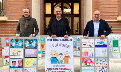 I 160 disegni dei bambini per la "festa dei nonni" approdano alla casa di riposo di Legnago