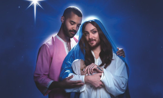 Maria “barbuta”, la Natività Lgbtq fa discutere: partita querela per vilipendio della religione
