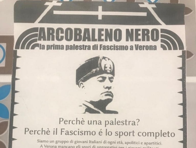 Verona, Mussolini arriva nella posta: il volantino shock della “palestra di fascismo”