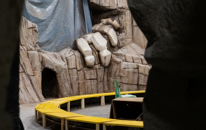 Jumanji, Gardaland svela le foto del “dietro le quinte” dell’attrazione che aprirà ad aprile