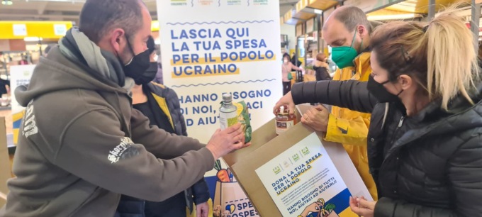 Agricoltori in soccorso all’Ucraina, torna la spesa sospesa Coldiretti per assediati e profughi