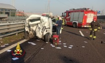 Verona, tamponamento in autostrada A4: coinvolti 3 mezzi, un ferito