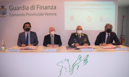 Guardia di Finanza, Provincia e comune di Verona alleati per il corretto impiego dei fondi del Pnrr