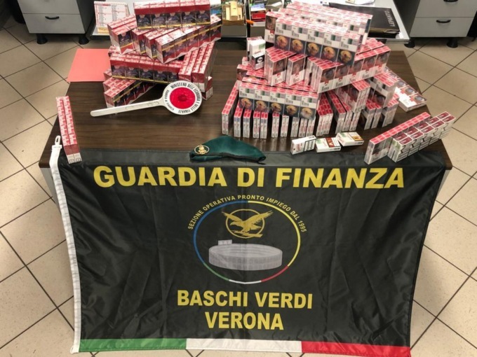 Verona, vendita abusiva di tabacchi lavorati: sequestrati oltre 19 chili