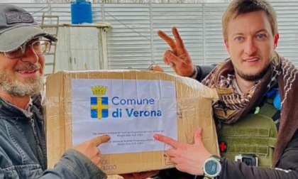 Andrea Cisternino, bloccato con più di 400 animali a Kiev, ha ricevuto i primi aiuti partiti da Verona
