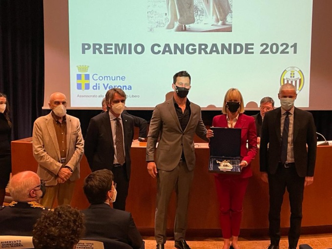 Consegnati i premi Cangrande d’Oro: premiata anche Federica Pellegrini per la sua straordinaria carriera
