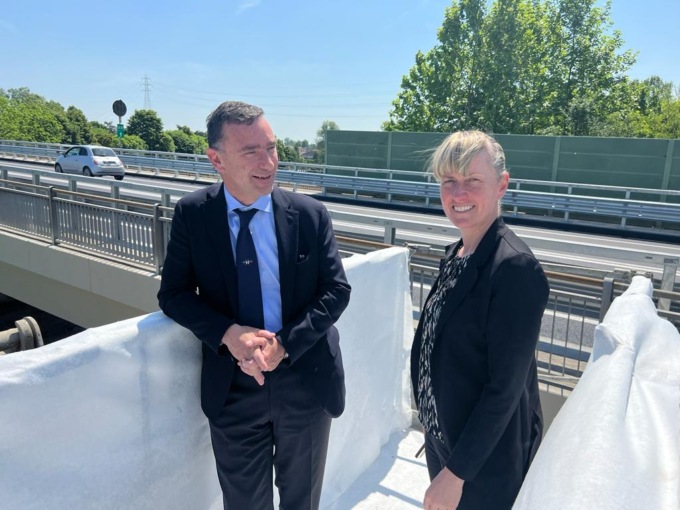 Inaugurato ponte Limoni a Legnago, De Berti: “Opera che dimostra l’importanza della messa in sicurezza”