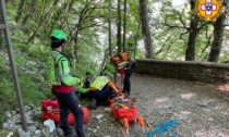Scivola lungo il Sentiero del Pellegrino: 67enne ferita, imbarellata e trasportata all'ospedale