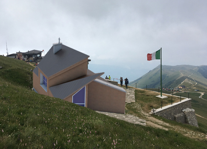 ANA Verona, Alpini in pellegrinaggio a Costabella: la chiesetta sul Baldo ora in ricostruzione