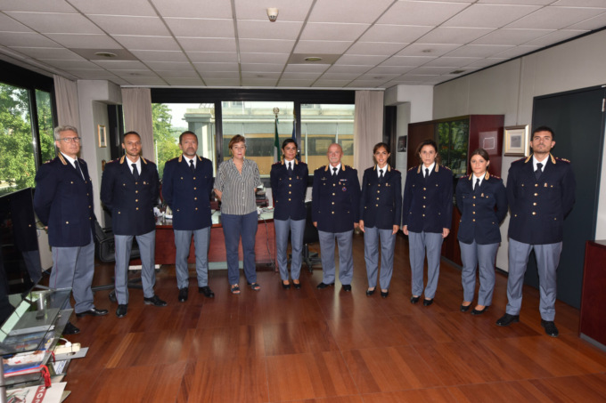 Cambio ai vertici degli uffici: il questore di Verona presenta i nuovi funzionari
