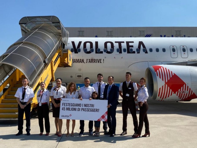 Volotea festeggia a Verona i suoi 45 milioni di passeggeri