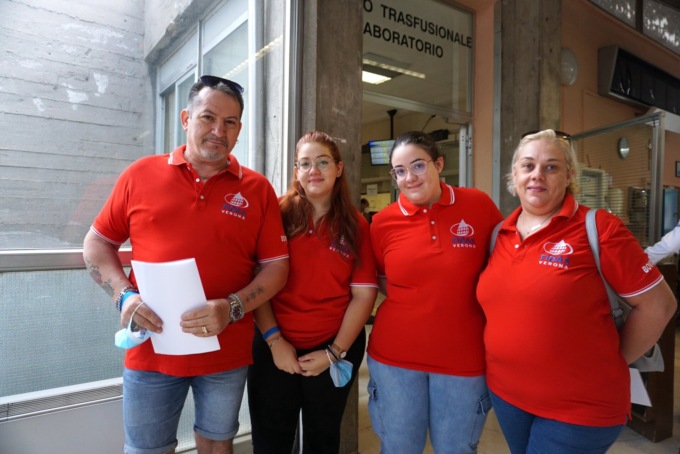 Bovolone, al Centro trasfusionale un’intera famiglia ha donato sangue e plasma