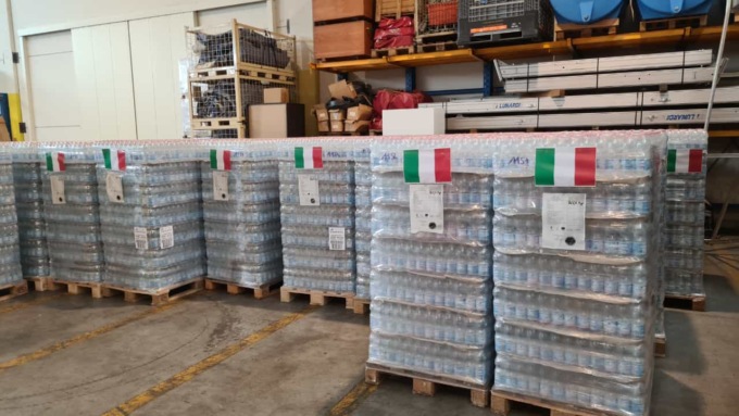 Emergenza Ucraina, da Verona partito un altro autocarro con beni di prima necessità