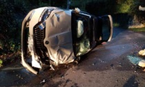 Verona, raffica di incidenti nella notte: neopatentato (ubriaco) si ribalta con l'auto in via Volte Maso