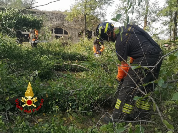 “Forte Mandella” com’era e com’è oggi: Vigili del fuoco ed Esercito insieme per la “storia”