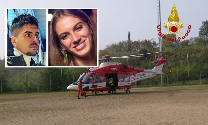 Nessuna traccia di Sofia e Francesco: droni ed elicotteri in azione per le ricerche