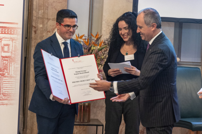 L’azienda veronese Manni Group premiata a Berlino col Premio Mercurio 2022
