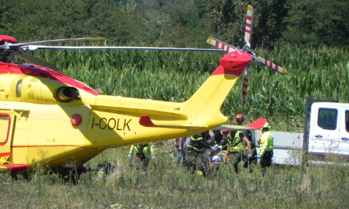 Grave incidente in un cantiere di Prognol: 58enne colpito al volto dal gancio di un muletto