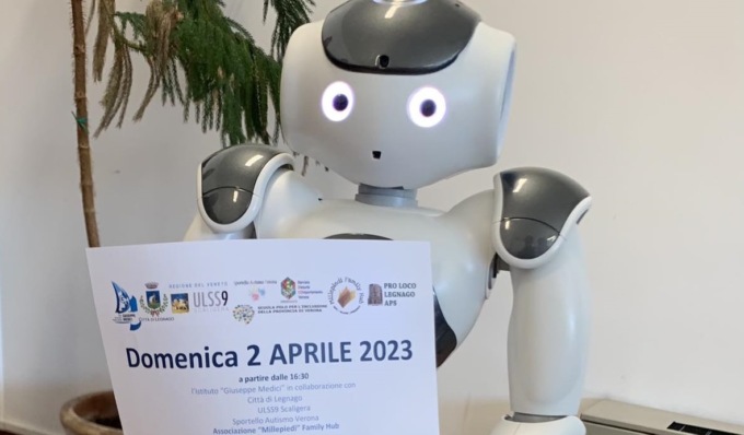 A Legnago arriva il Robot Nao: è un automa umanoide capace di dialogare con persone disabili