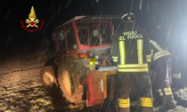 Resta incastrato tra la ruota del trattore e un utensile: le foto del tragico incidente a Bosco Chiesanuova