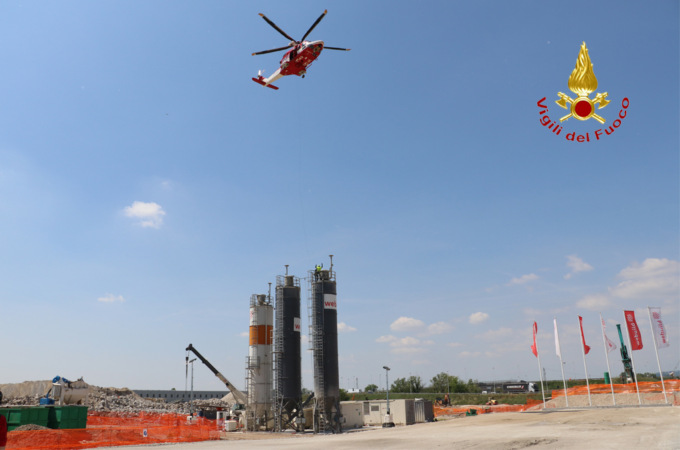 Operai feriti e sotto le macerie nel cantiere della TAV, ma è solo un’esercitazione. Foto e video