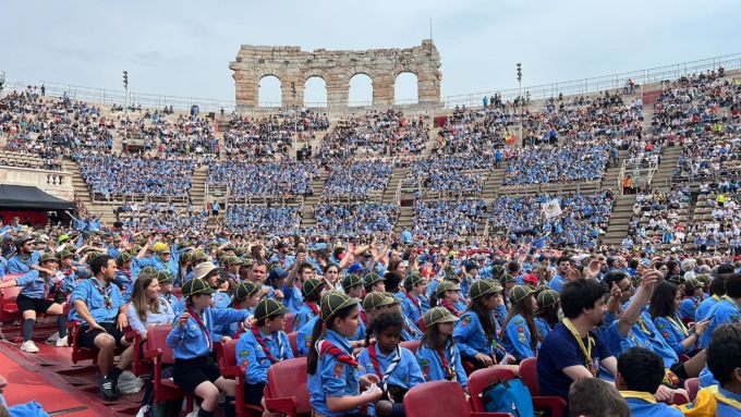 Arena di Verona “sold out” per il centenario degli scout cattolici