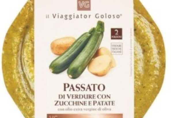 Glutine (non dichiarato) nel passato di verdura de Il Viaggiator goloso: i  lotti ritirati - Prima Verona