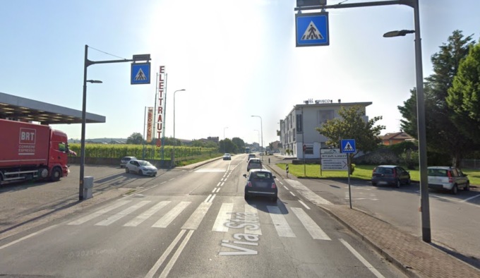 Anziana investita in via Strà a Caldiero: è gravissima