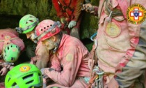 Speleologa bloccata in una grotta: salvata dai soccorritori veronesi