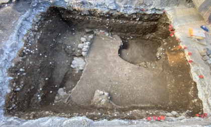 Verona, ritrovati i resti di una domus romana: durante i lavori in Piazza Bra