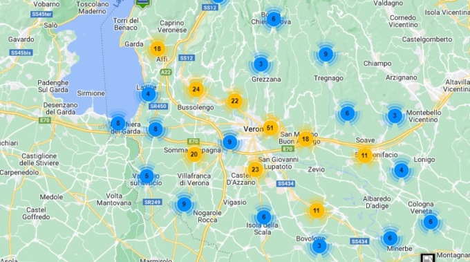 I 50 distributori dove è più conveniente fare benzina in provincia Verona