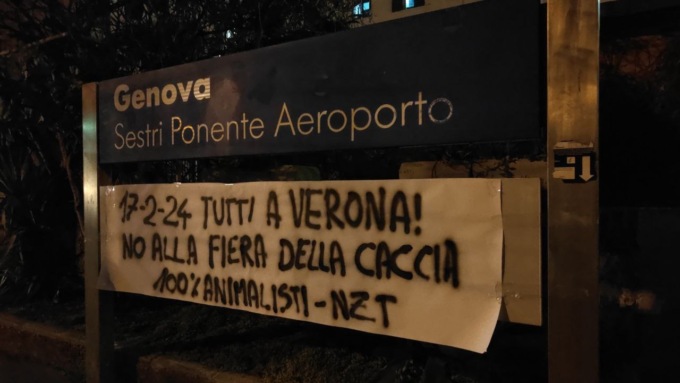 Chiamata alle armi degli animalisti da Genova a Bergamo: “Tutti a Verona per fermare la fiera della caccia”