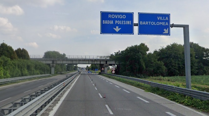 Incidente stradale lungo la Transpolesana in direzione Rovigo