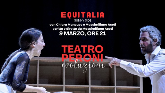 Spettacolo "Equitalia" al teatro Peroni
