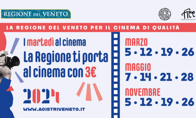 Cinema a 3 euro a Verona e in provincia martedì 21 maggio: l’elenco delle sale e i film in programma
