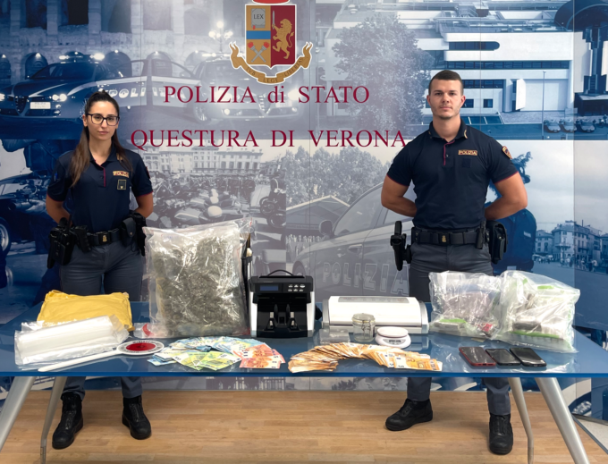Un giro di spaccio di marijuana e hashish nell’hinterland veronese, fermato pusher 37enne