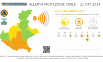 Piena di fiumi Po e Livenza tra lunedì 21 e martedì 22 ottobre 2024, allerta arancione idraulica in provincia di Verona