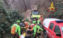 Cacciatore si infortuna in un bosco a Tregnago, salvato dai vigili del fuoco