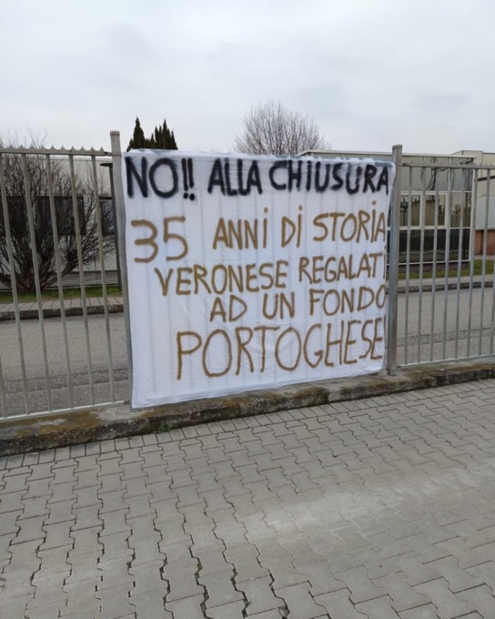 "No alla chiusura! 35 anni di storia veronese regalati ad un fondo portoghese