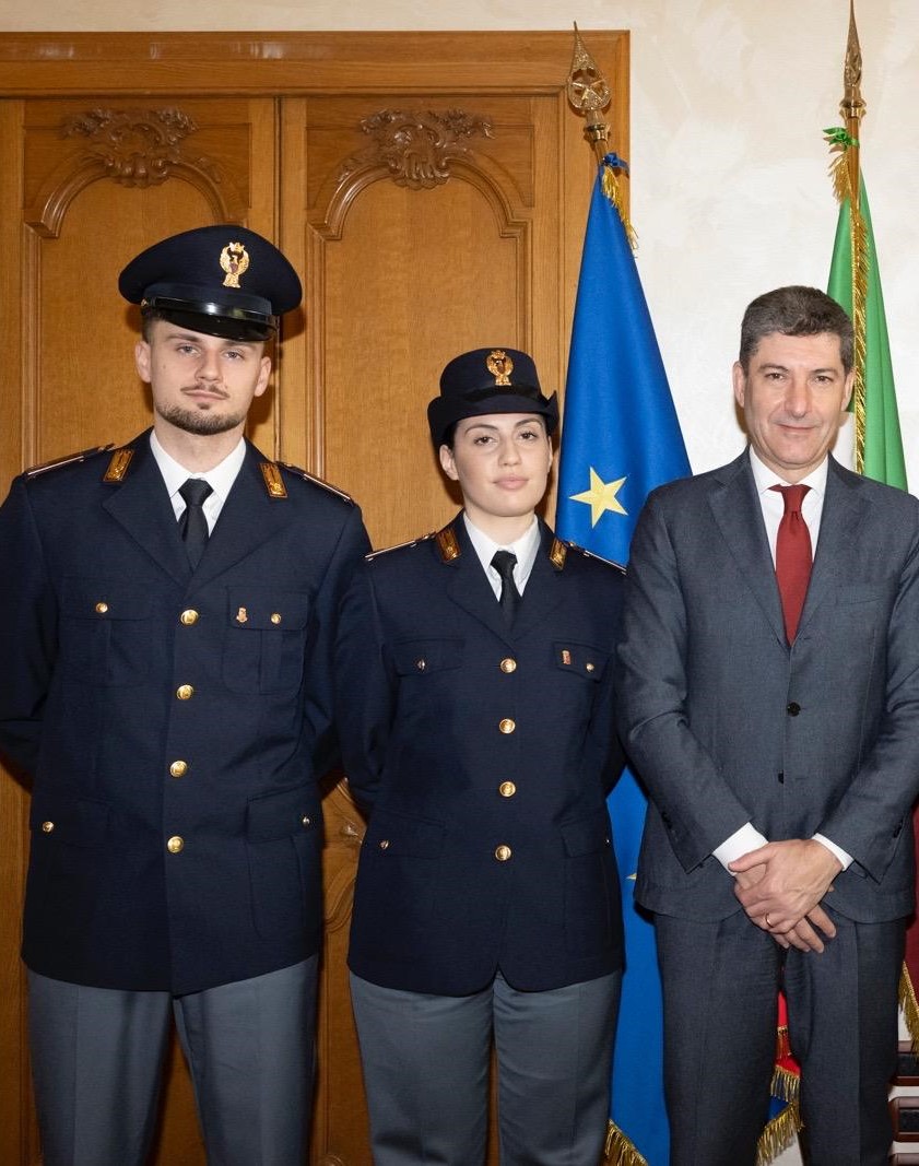 Foto con Capo Polizia