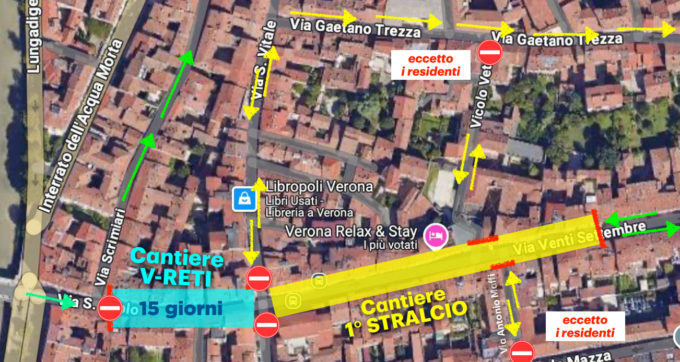 Filobus, al via giovedì 6 marzo 2025 il maxi cantiere di via XX Settembre: tutte le info